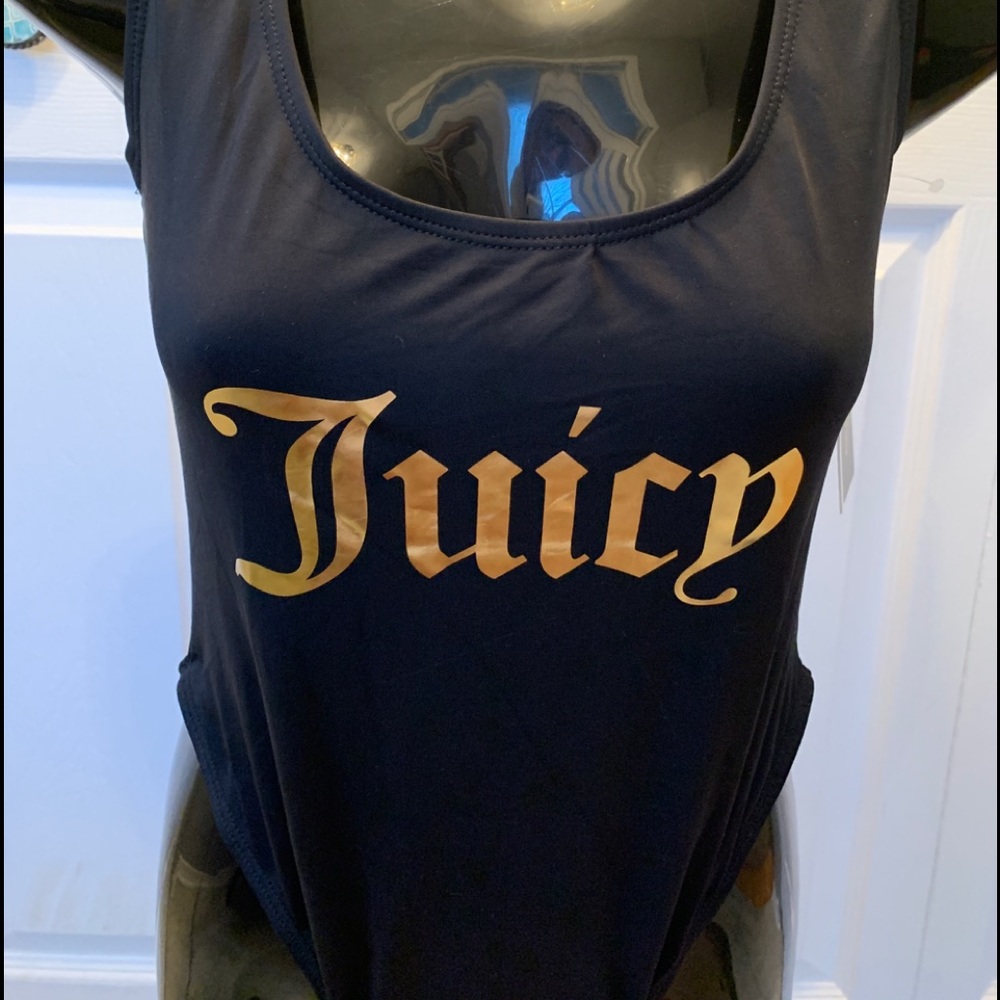 JUICY COUTURE ONE PIECE BATHING SUIT. NWT. LARGE